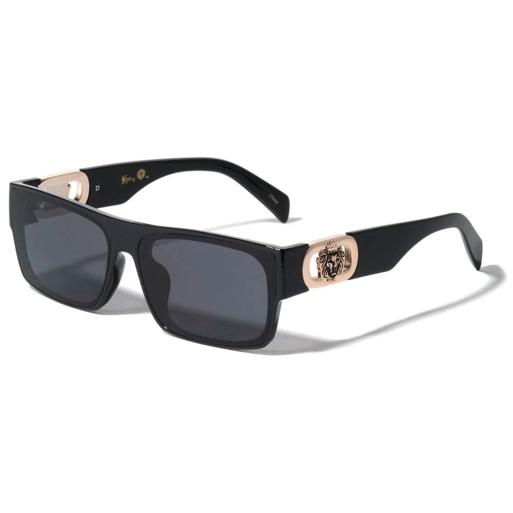 Sunglasses Hip Hop Cholo Men Fashion Shades, Baroque Aesthetic, Lion Motif 2026
